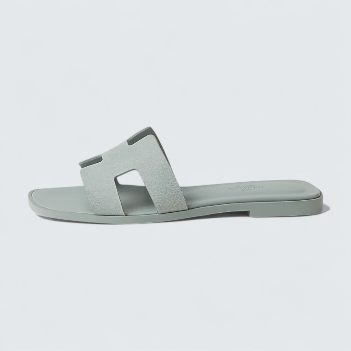 Hermès Oran Sandals 'Gris Nuage'