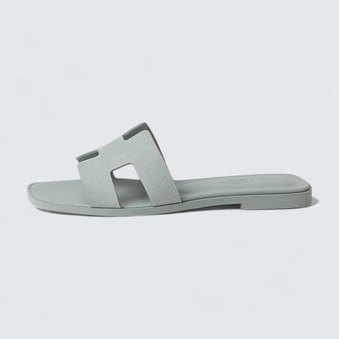 Hermès Oran Sandals 'Gris Nuage'