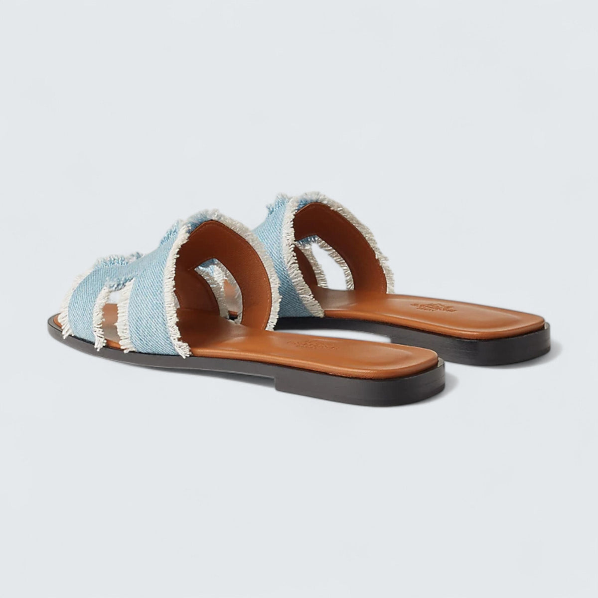 Hermès Oran Sandals 'Bleu Clair'