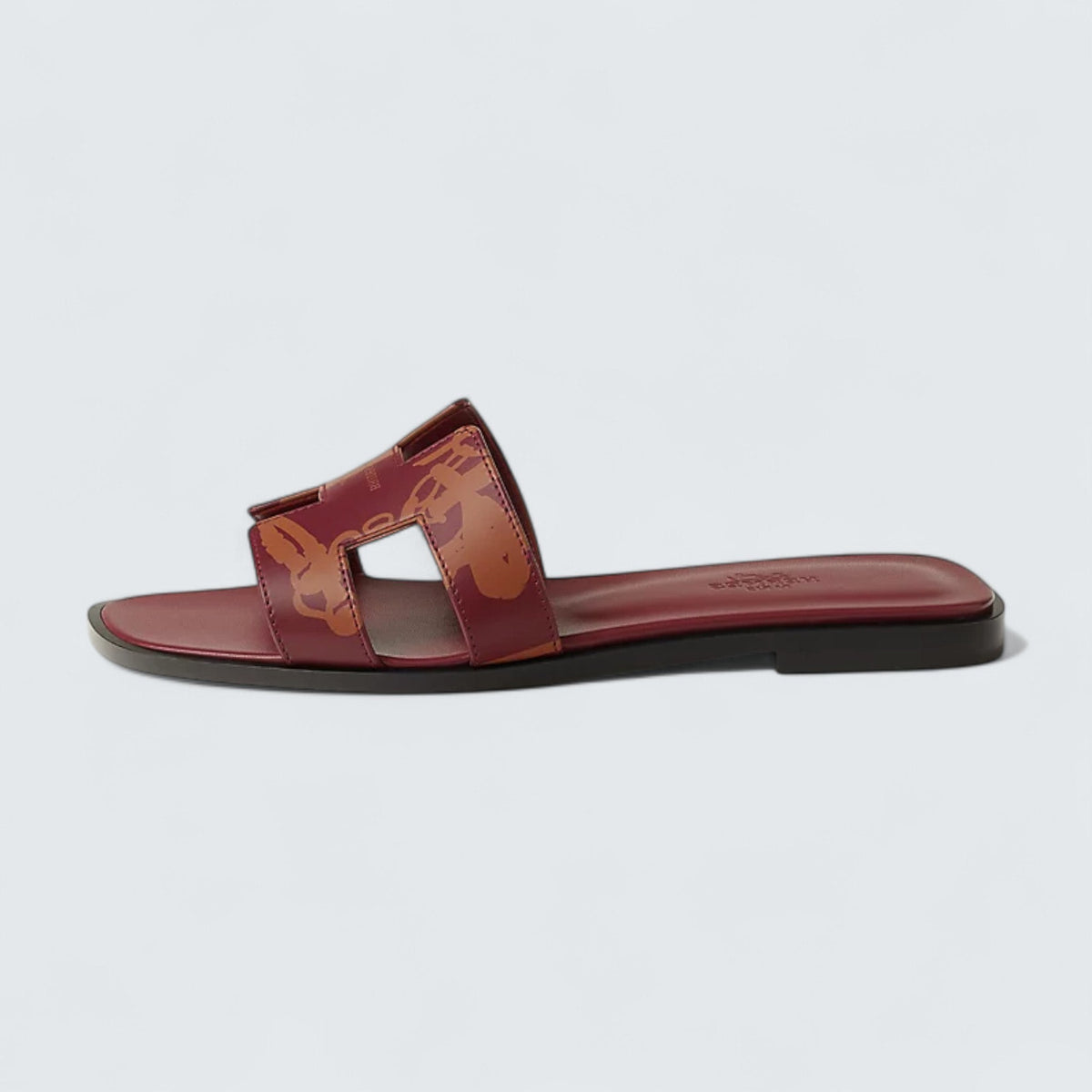 Hermès Oran Sandals 'Rouge H / Naturel'