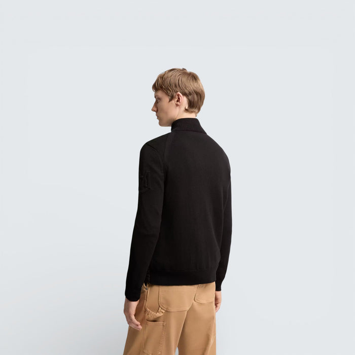 Moncler Padded Zip-Up Cotton Cardigan