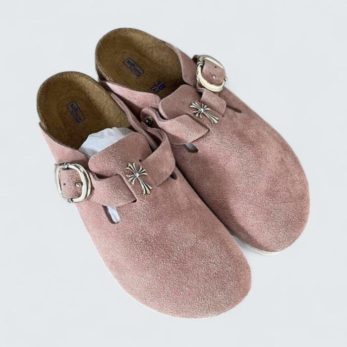 Birkenstock x Chrome Hearts Boston 'Pink'