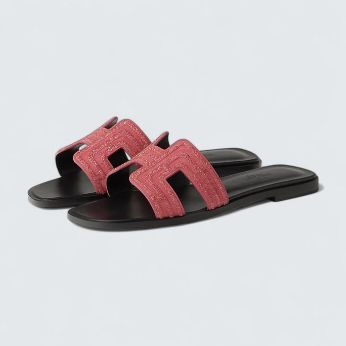 Hermès Oran Sandals 'Rose Amarante'