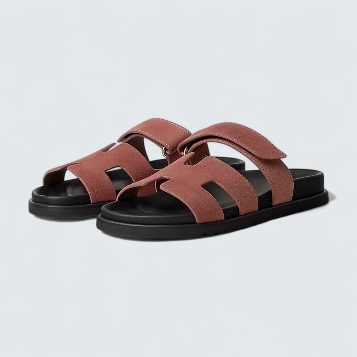 Hermès Chypre Sandals 'Rose Antique'