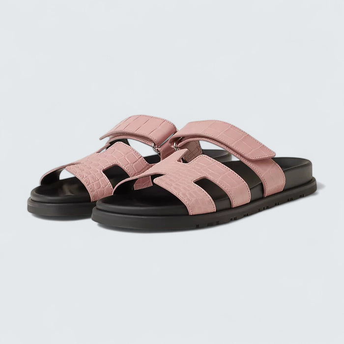 Hermès Chypre Sandals 'Rose Aquarelle'