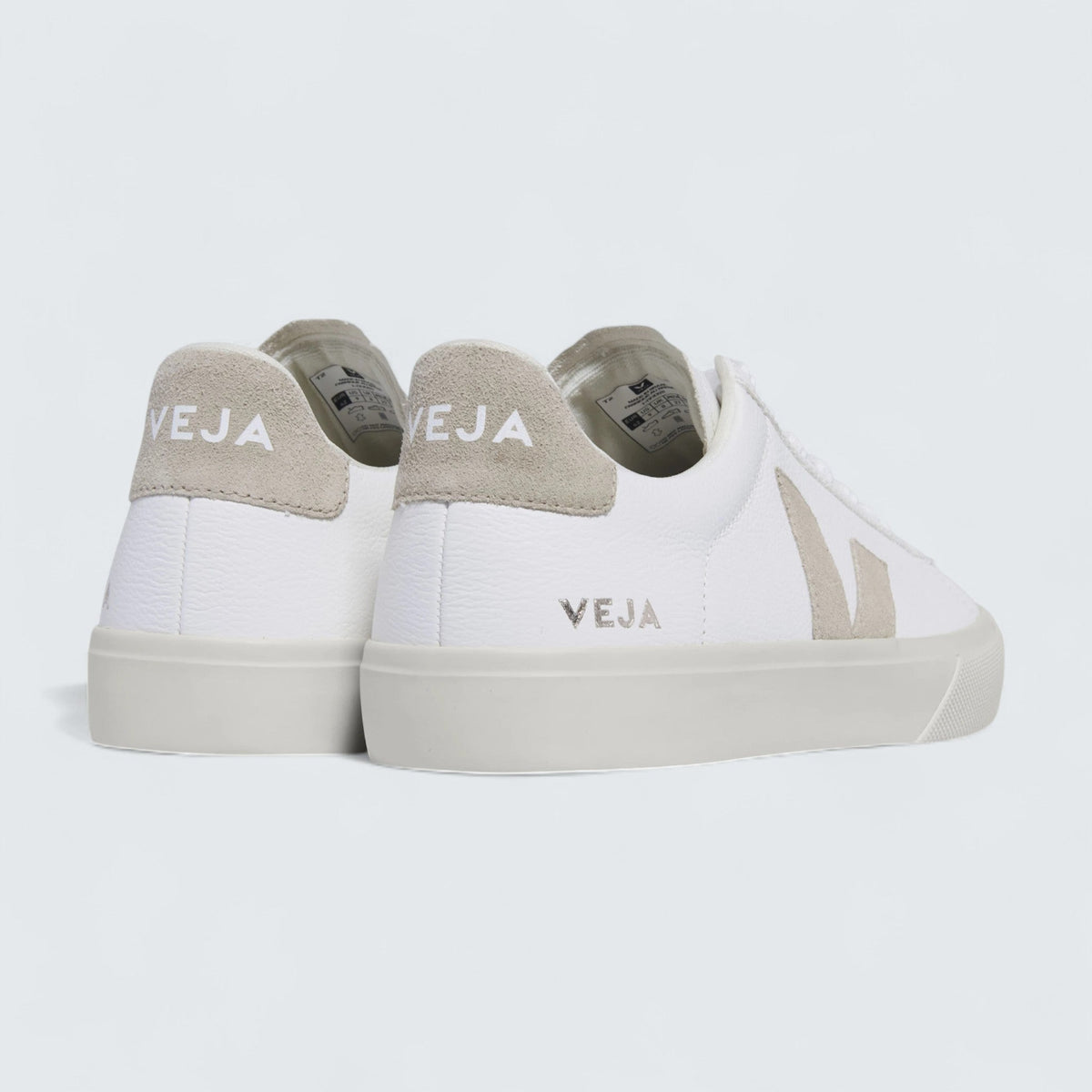 Veja Campo Chromefree Leather 'White Almond'
