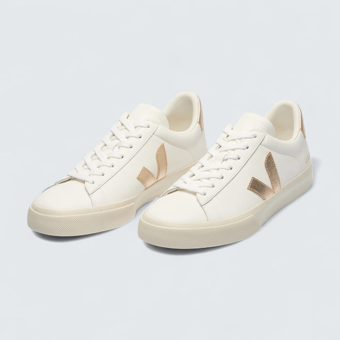Veja Campo Chromefree Leather 'White Platine'