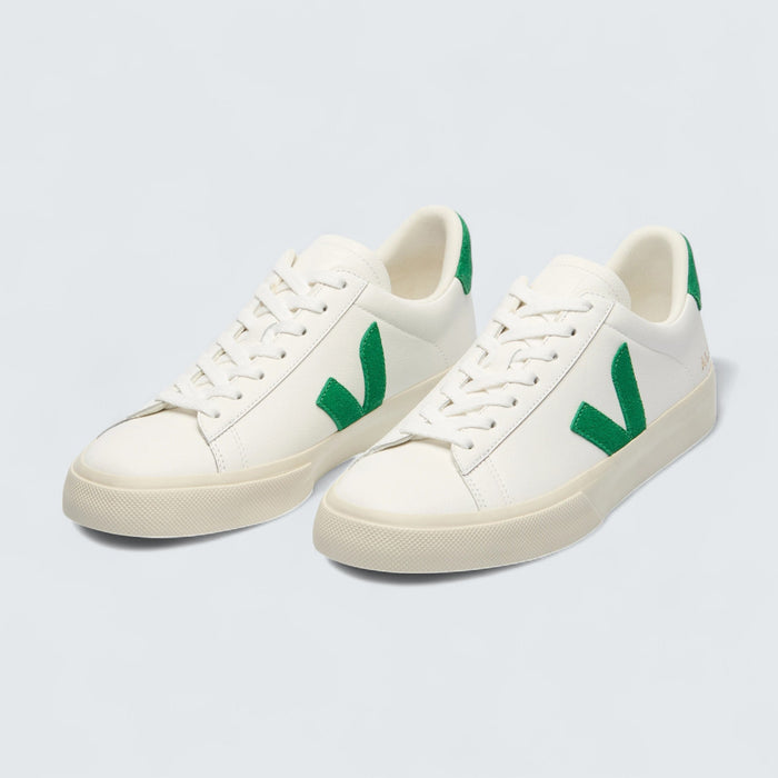 Veja Campo Chromefree Leather 'White Emeraude'