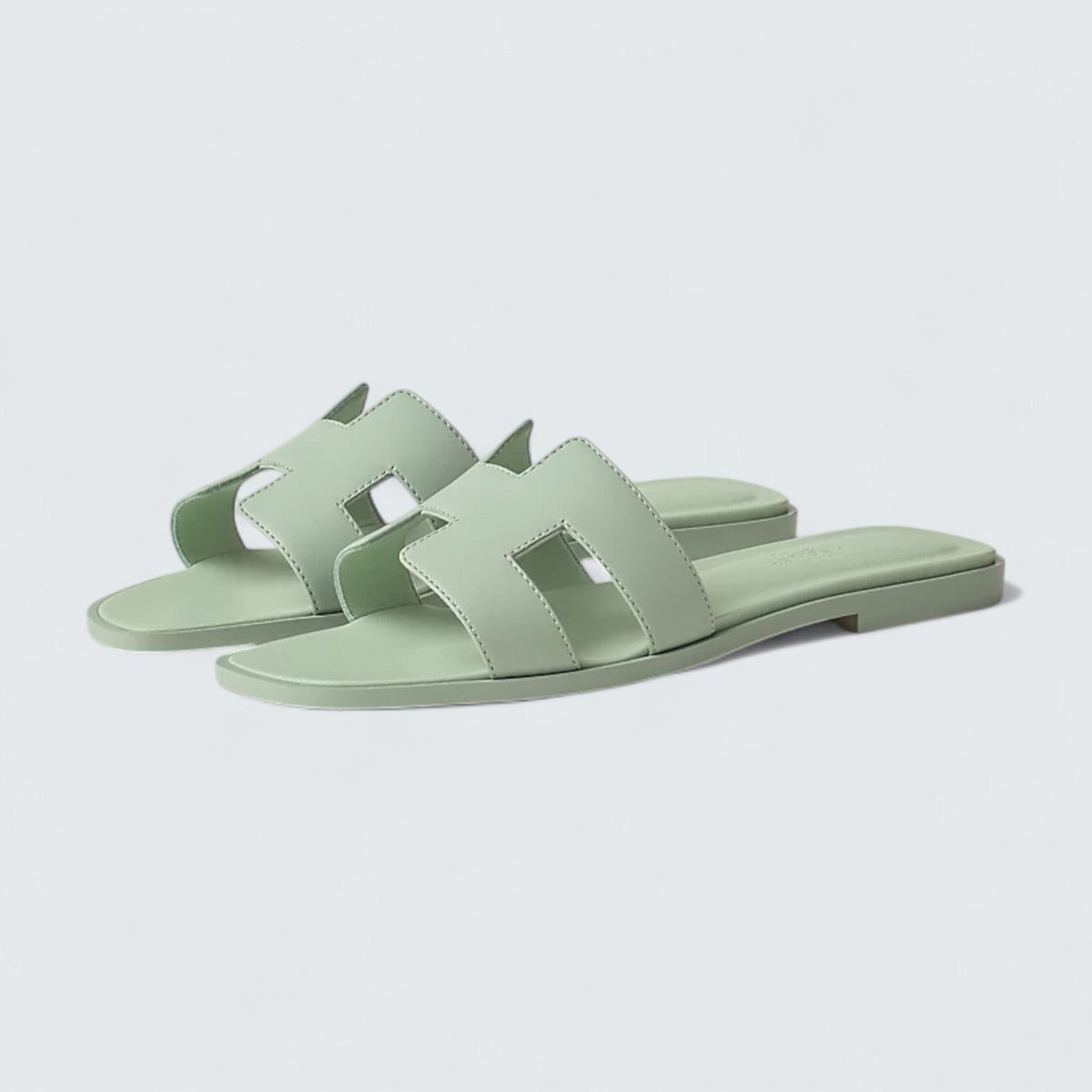 Hermès Oran Sandals 'Vert d'Eau'