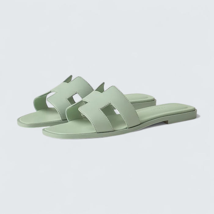 Hermès Oran Sandals 'Vert d'Eau'