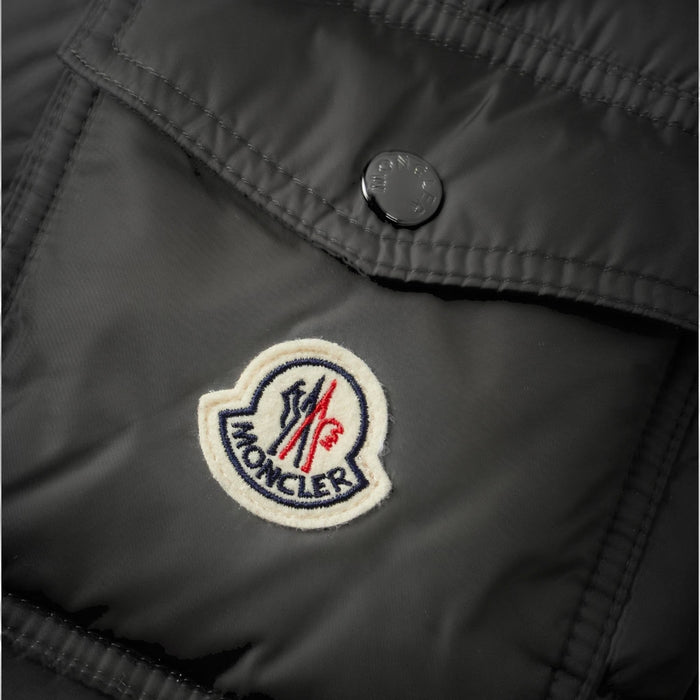 Moncler Mayaf Faux Fur Trimmed Quilted Shell Down Jacket